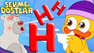 H Harfi - Hi He Ha HAPŞU! 🤧| Sevimli Dostlar Bebek ve Çocuk Şarkıları | Alfabe Şarkıları | Adisebaba Resimi