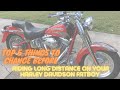 Touring On Your Harley Davidson Fatboy Top 5 Things To Change Before A Long Distance Ride.