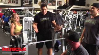 Lou Ferrigno trains his son Lou Jr and Chris Minnes