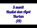 5 menit Hadist harian