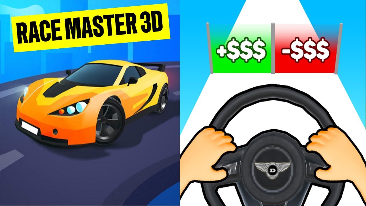 Race Master 3D VS Get the Supercar 3D - SpeedRun Gameplay Ep 1