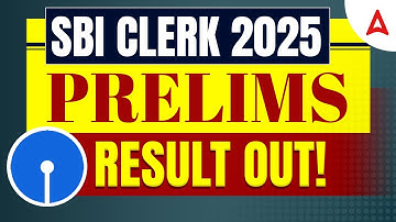 SBI Clerk Result 2025 | SBI Clerk Prelims Result Out | How to Check SBI Clerk Pre Result 2025 ?