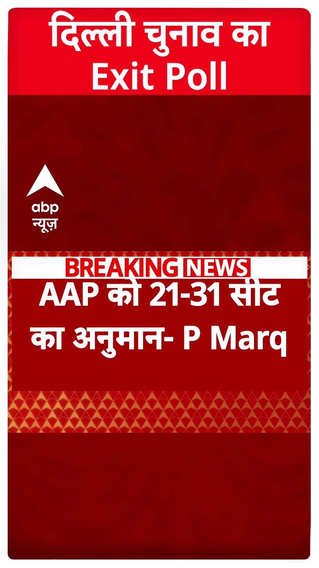 Delhi Exit Poll 2025: एग्जिट पोल के मुताबिक बीजेपी के खाते में 39-49 सीटें | ABP Shorts