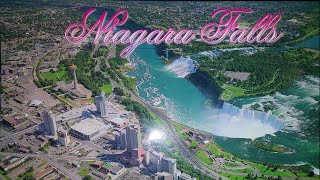 الحدود بين أمريكا وكندا وأجمل شلالات Niagara falls