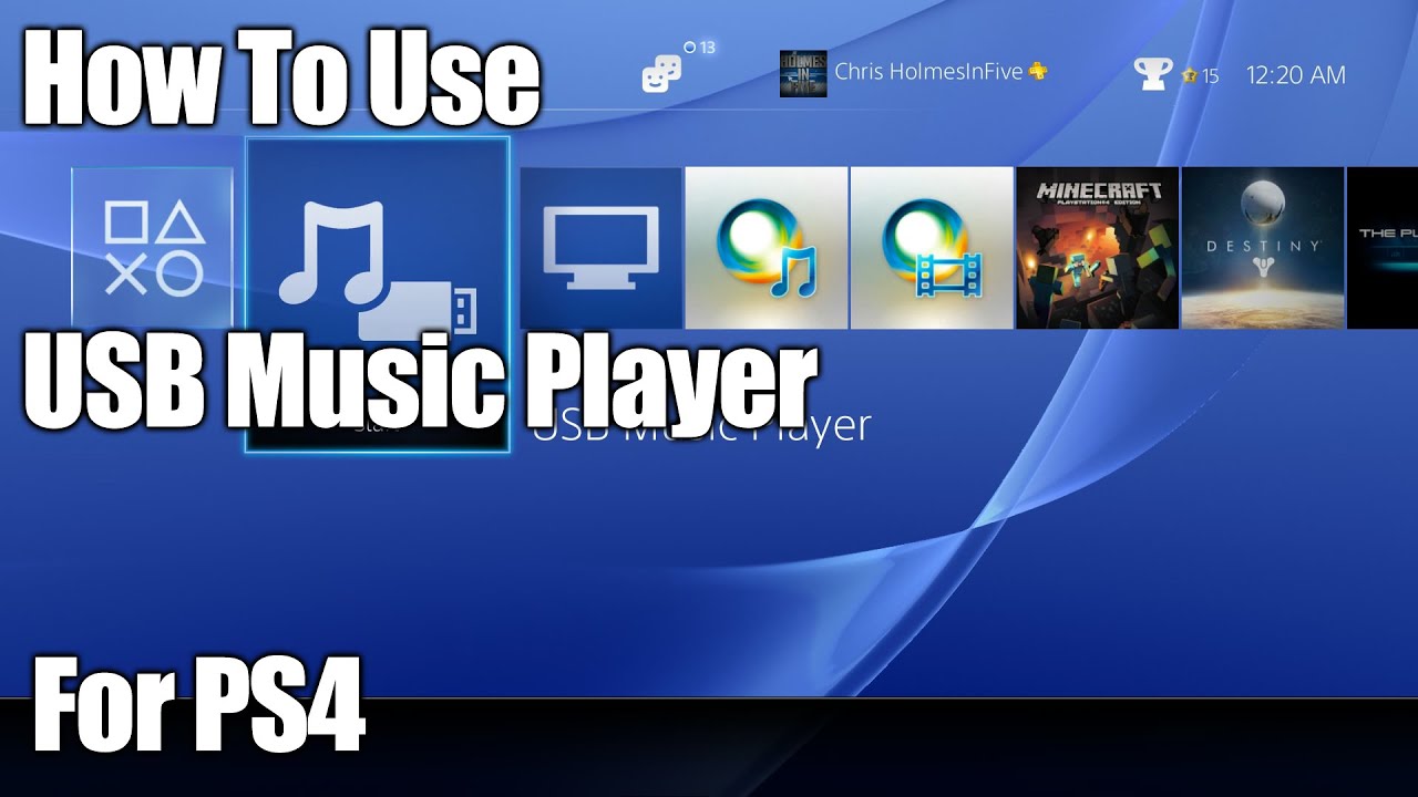 play usb on ps4