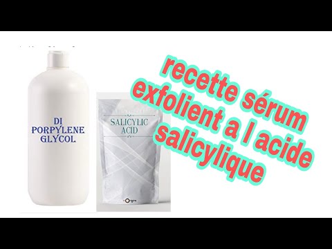 Vidéo: Comment faire un sérum BHA à l'acide salicylique (avec photos)