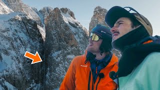 We found the gnarliest line in the Dolomites!