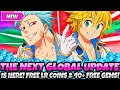 *THIS WEEK&#39;S GLOBAL UPDATE IS HERE!* NEW CONTENT, MORE FREE LR COINS &amp; 40 FREE GEMS (7DS Grand Cross