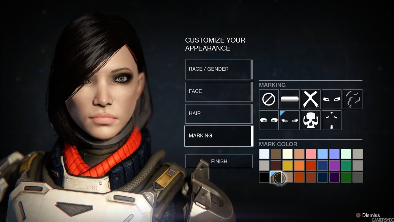 Destiny Beta Character Selection and Customization - YouTube
