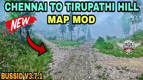 chennai to tirupathi hill map mod | mod map bussid | new map mod bussid | map mod 3.7.1 | map mod .