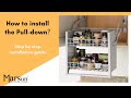 How to install a pulldown fitting? Marsun Pulldown Installation Video. Modular kitchen hardware.