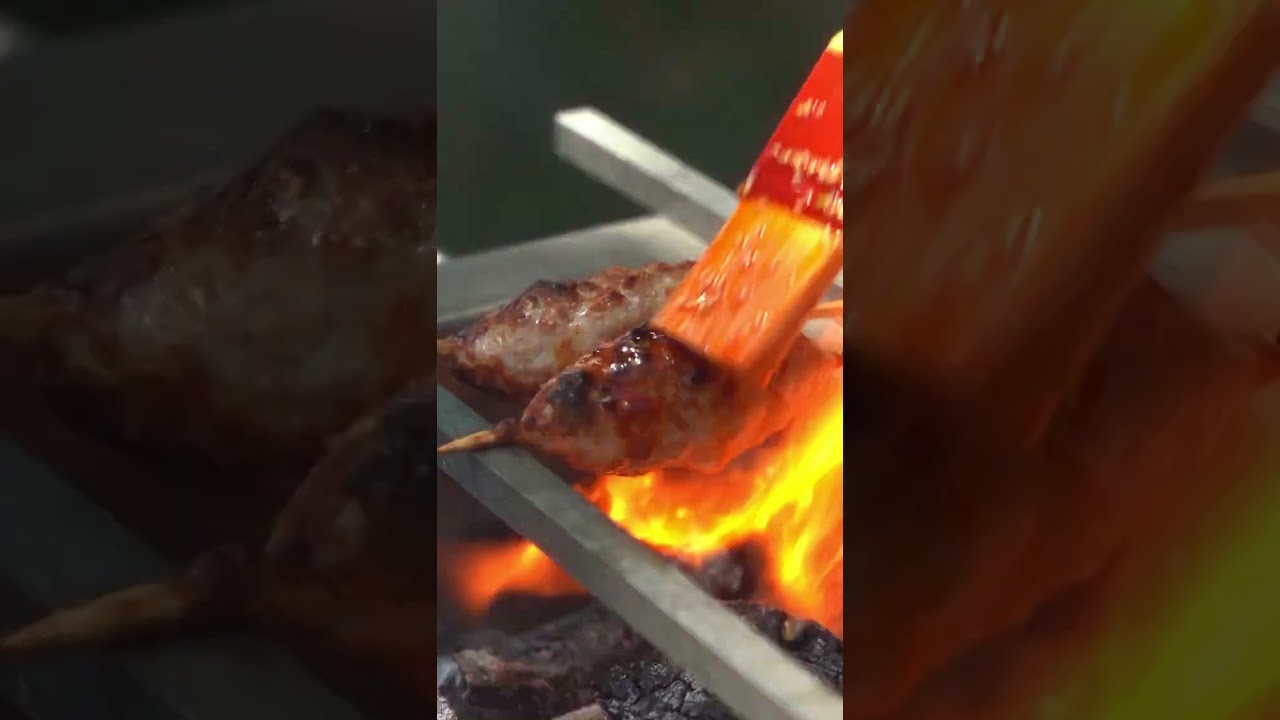 How to turn up the heat ? watch our yakitori grill in action