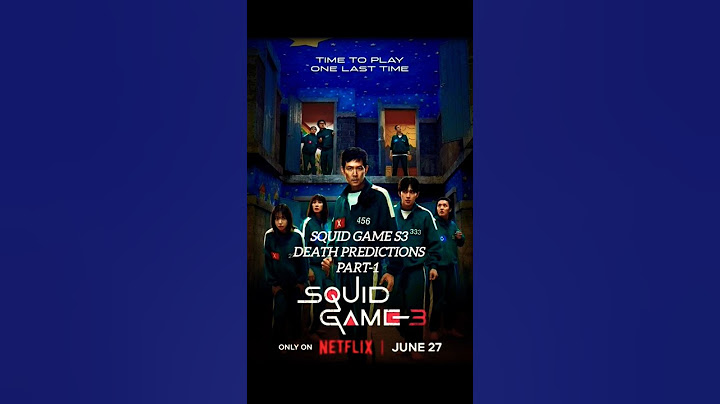 Squid Game Season 3 Death Predictions Part-1 #squidgame3 #squidgame2 #netflix #skulledit #shorts