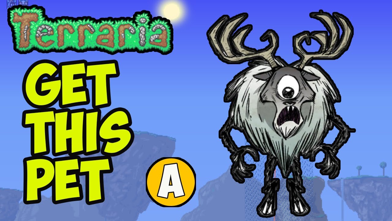 NEW TERRARIA BOSS - DEERCLOPS - How To Summon + All Drops 