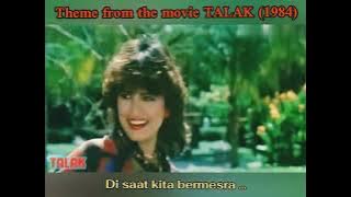 KHADIJAH IBRAHIM & LATIF IBRAHIM - Sedang Cinta Mekar Bersemi [Theme from the movie TALAK] (1984)