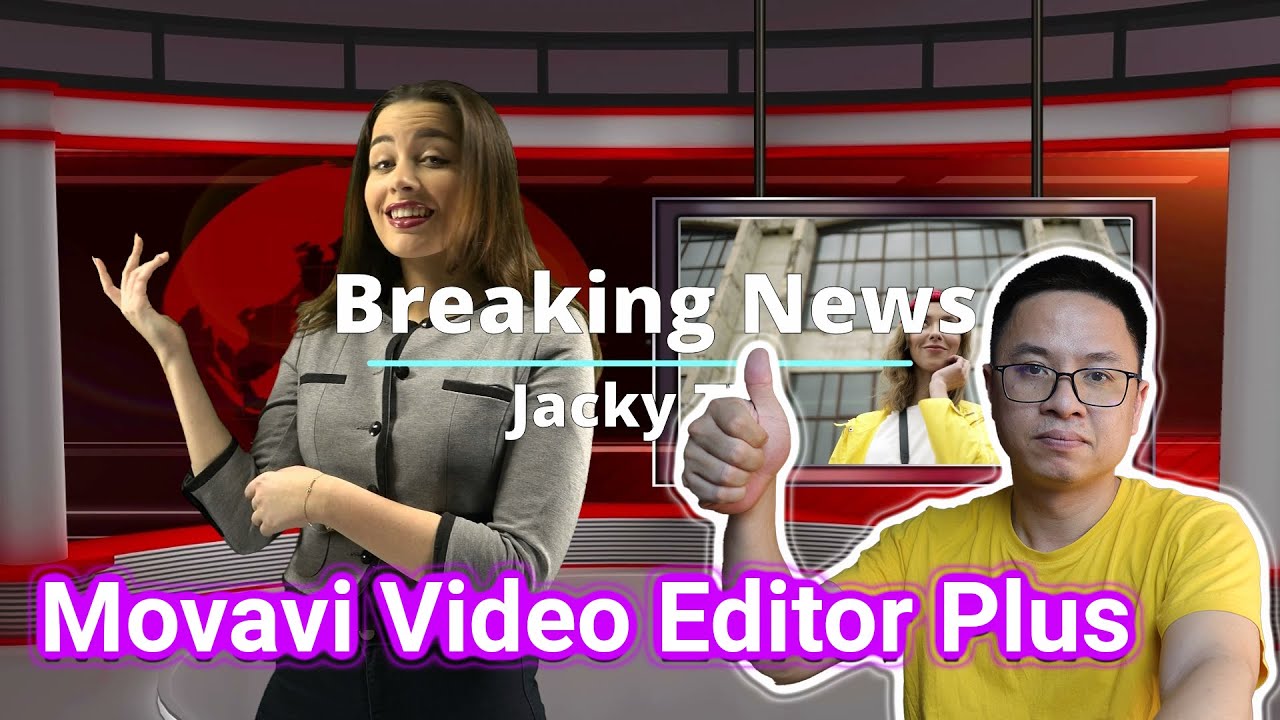 How to Create Breaking News Videos Movavi Video Editor Plus Tutorial