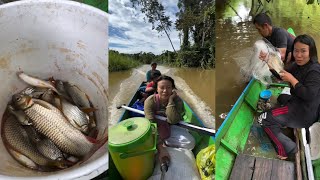 THE EXCITEMENT OF FISHING IN THE RIVER TO THE AMAZON FOREST