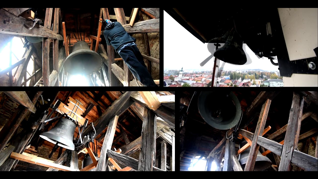 Kežmarok (SK) Bazilika povýšenia Svätého Kríža / Kampanila pri Bazilike -zvony / zvony