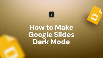 How to Make Google Slides Dark Mode | Enable Dark Theme on Any Device