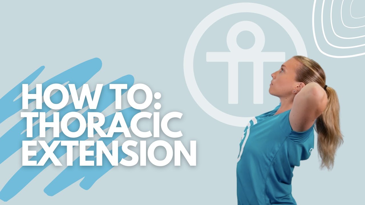 Seated Thoracic Extension - YouTube