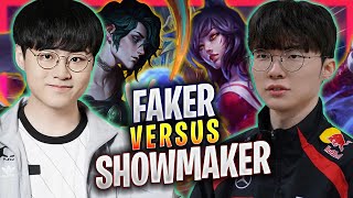 FAKER vs SHOWMAKER! - T1 Faker Plays Ahri MID vs DK ShowMaker Hwei! | Season 2024