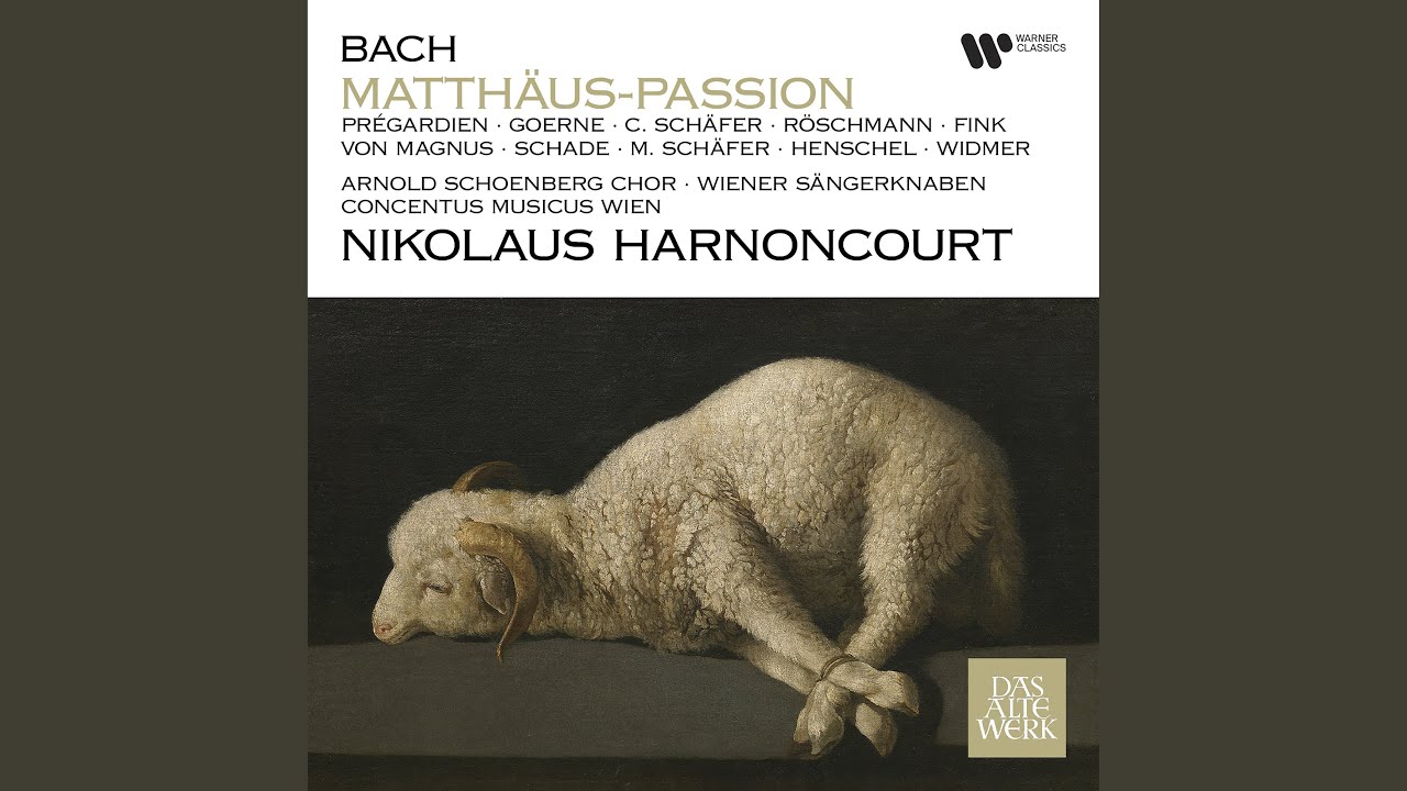 Παρακολούθηση Matthäus-Passion, BWV 244, Pt. 2: No. 67, Rezitativ mit Chor. "Nun ist der Herr zur Ruh gebracht" στο YouTube Παρακολούθηση Matthäus-Passion, BWV 244, Pt. 2: No. 67, Rezitativ mit Chor. "Nun ist der Herr zur Ruh gebracht" στο YouTube