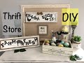 Thrift Store Upcycle - Farmhouse Decor - DIY