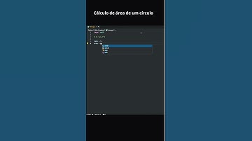 Usando o módulo math para calcular a área de um círculo. #python #code