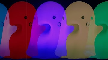 Color Changing Ghost Night Light - Halloween Night Light
