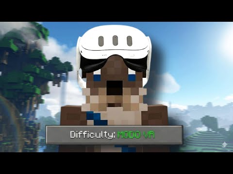 Minecraft en VR tiene DEMASIADO POTENCIAL… no sabía que era así