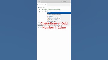 Beginners Must Know This Python Even Odd Trick!