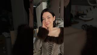 3 часть | шью образ, вдохновленный песней и клипом Клавы Коки тысячи зим😍 #shorts #short #sewing