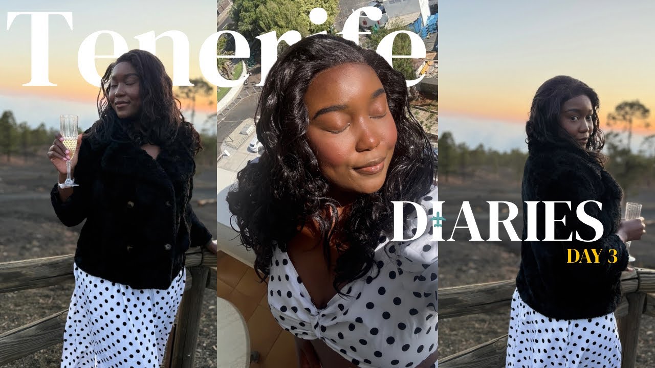 Tenerife Vlog Day 3 | GRWM + OOTD, Sunset Walk & Stargazing Saturn 🌌 #tenerifevlog 