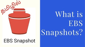 What is EBS Snapshots | How it