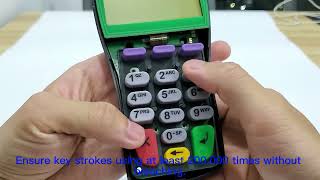 How's the silicone keypad works on POS machine