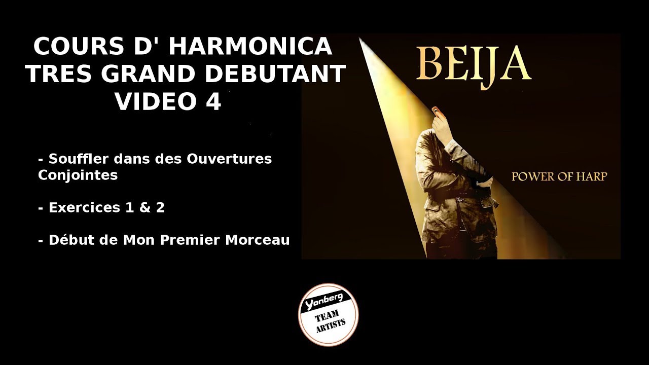 Cours D'harmonica très grand débutant 4 BEIJA JEANZAC YouTube