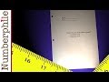 Secrets to measuring a piece of paper - Numberphile