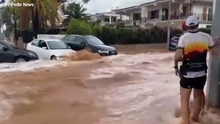 EarthPedia News [FLOOD] Heavy Rainfall caused floods in Benicassim, Spain 29 August 2021