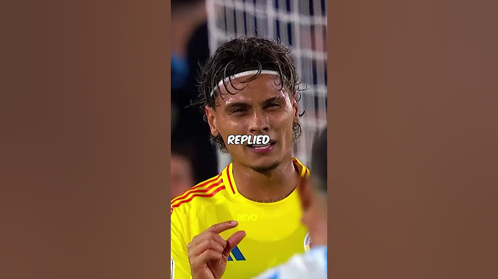 Argentina vs Colombia got heated 🔥