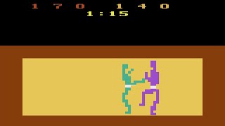 Karate (Atari 2600) Multiplayer Gameplay