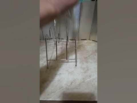 Подставка под крышки. - YouTube
