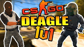 Deagle 1v1 against a Global - CSGO!