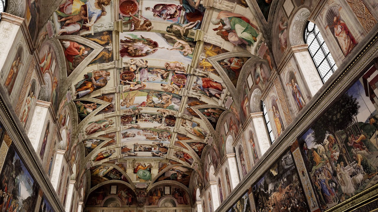 Il Divino Michelangelo S Sistine Ceiling In Vr Youtube