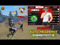 Free Fire Headshot Setting After Ob52 Update 2026⚡Best Sensitivity Settings ⚙️| Sensitivity Setting 