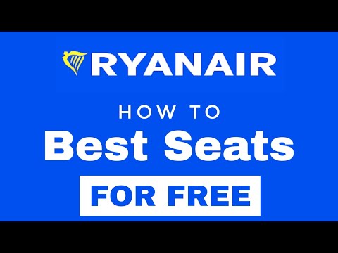 How to Ryanair Get Best Free Seats tip trick online check-in smartphone app