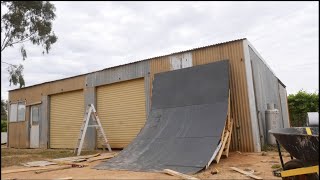 Building a Quarter Pipe Out of Pallets