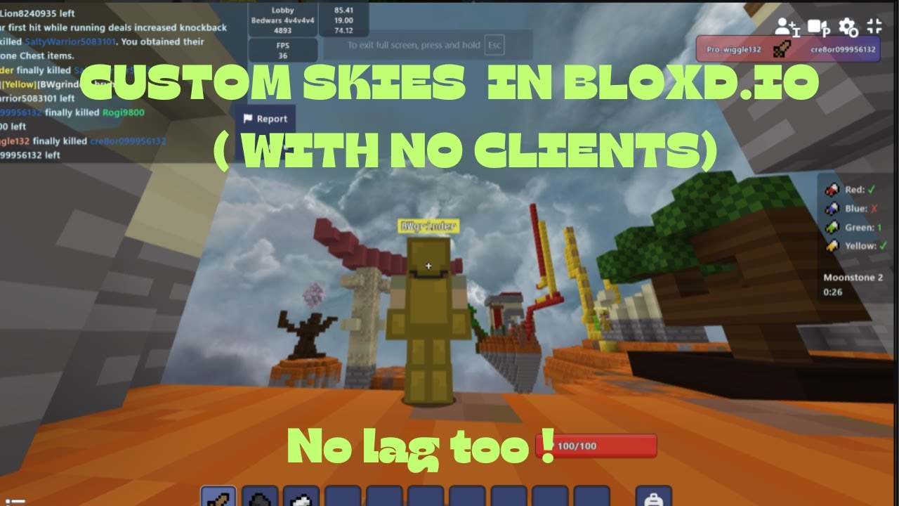 How to get custom skies in bloxd.io (with NO CLIENTS !! and TEXTURE PACK INCLUDED)#bloxdio