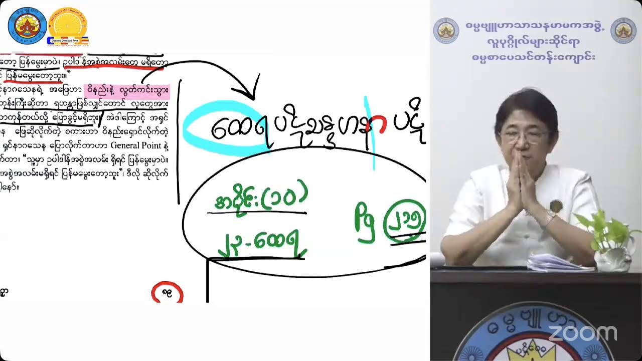 မိလိန္ဒာမင်း နှင့် ရှင်နာဂသေန တို့၏ အချေအတင်ပြောဆိုချက်များ (၃၉)