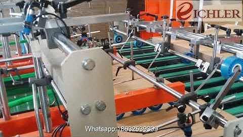 semi automatic folder gluer lock bottom four points