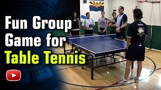 Table Tennis - A Fun Game for A Group of Students